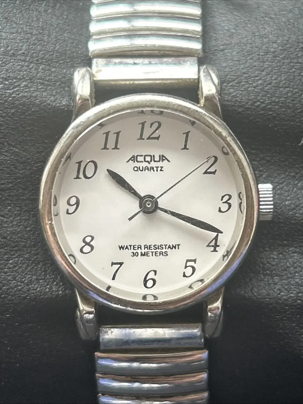 Acqua Silver Tone White Dial Women’s Quartz Watch